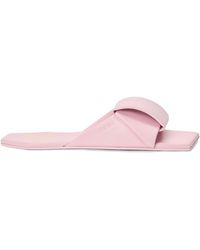Loewe - Leather Origami Slides - Lyst