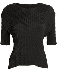 Issey Miyake - Diffused Pleats T-shirt - Lyst
