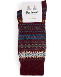 Barbour - Wool-Blend Fair Isle Socks - Lyst