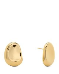 Monica Vinader - Vermeil Aria Bold Stud Earrings - Lyst