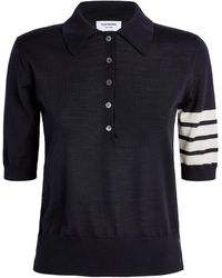 Thom Browne - 4-Bar Polo Shirt - Lyst