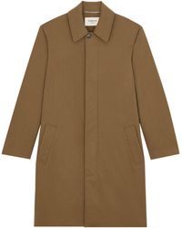 Saint Laurent - Cotton Trench Coat - Lyst