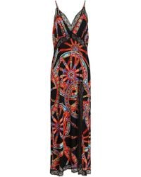 Dolce & Gabbana - Silk-Blend Carretto Print Maxi Dress - Lyst