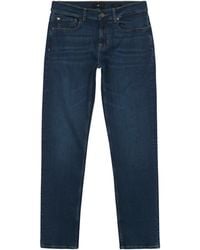 7 For All Mankind - Slimmy Badge Jeans - Lyst