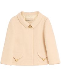 Valentino - Virgin Wool-Blend Tweed Jacket - Lyst