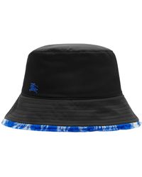 Burberry - Check Reversible Bucket Hat - Lyst