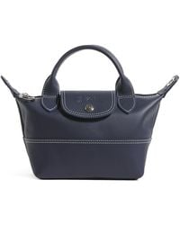 Longchamp - Extra-Small Leather Le Pliage Xtra Top-Handle Bag - Lyst