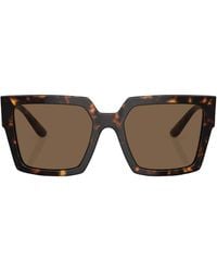 Dolce & Gabbana - Tortoiseshell Square Sunglasses - Lyst