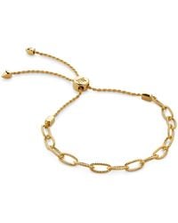 Monica Vinader - Vermeil Corda Link Friendship Chain Bracelet - Lyst