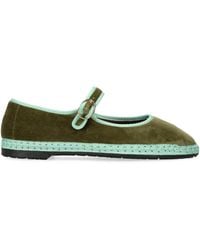 Flabelus - Velvet Vera Mary Janes - Lyst