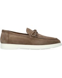 Doucal's - Suede Edwin Loafers - Lyst