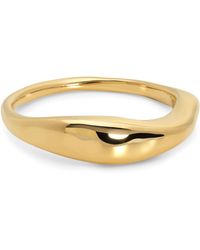 Monica Vinader - Vermeil Antica Stacking Ring - Lyst