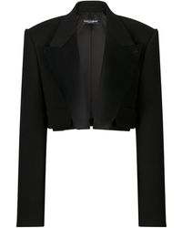 Dolce & Gabbana - Cropped Blazer - Lyst