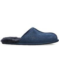 UGG - Suede Scuff Slippers - Lyst
