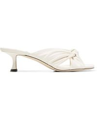 Jimmy Choo - Avenue 50 Leather Mules - Lyst