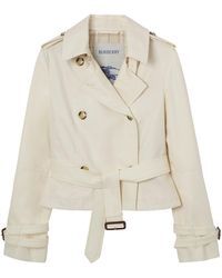 Burberry - Tropical Gabardine Swarby Trench Jacket - Lyst
