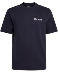 Barbour - Cotton Logo T-Shirt - Lyst