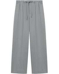 Loewe - Wool-Blend Drawstring Trousers - Lyst