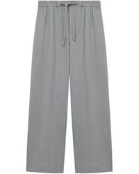 Loewe - Wool-Blend Drawstring Trousers - Lyst