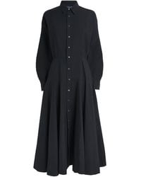 Polo Ralph Lauren - Cotton Midi Shirt Dress - Lyst