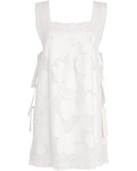 Loretta Caponi - Lace-Trim Fiocchini Top - Lyst