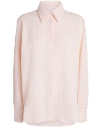 Hunza G - Seersucker Resort Shirt - Lyst
