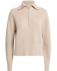 Max Mara - Wool-Cashmere Half-Zip Sweater - Lyst