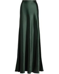 Ralph Lauren - Stretch Satin Masina Maxi Skirt - Lyst