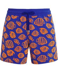 Vilebrequin - Fish Print Moorea Swim Shorts - Lyst