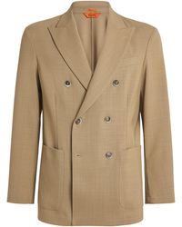 Barena - Virgin Wool Double-Breasted Blazer - Lyst
