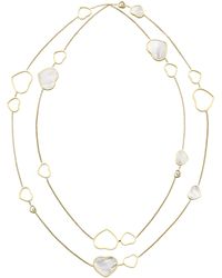 Chopard - And Diamond Happy Hearts Sautoir Necklace - Lyst