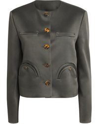 Blazé Milano - Satin Novalis Bomber Jacket - Lyst