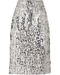 Dolce & Gabbana - Sequin Pencil Skirt - Lyst