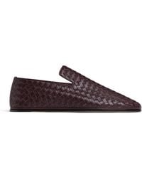 Bottega Veneta - Lambskin Sunday Loafers - Lyst