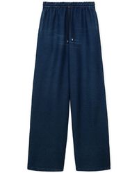 Loewe - Cotton-Blend Drawstring Trousers - Lyst