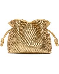 Loewe - Medium Leather Scales Flamenco Clutch - Lyst