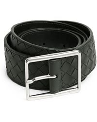 Bottega Veneta - Leather Intrecciato Piccolo Belt - Lyst