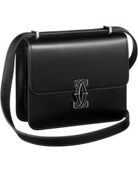 Cartier - Mini Leather C De Shoulder Bag - Lyst