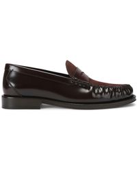 Brunello Cucinelli - Patent Leather Penny Loafers - Lyst