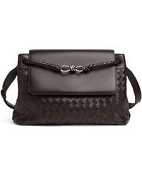 Bottega Veneta - Medium Leather Andiamo Messenger Bag - Lyst