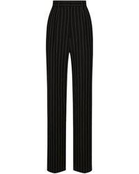 Dolce & Gabbana - Striped Tailored Trousers - Lyst