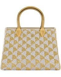 BVLGARI - Small Embellished Leather Serpentine Duo Tote Bag - Lyst