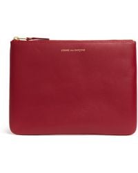 Comme des Garçons - Large Leather Zipped Pouch - Lyst