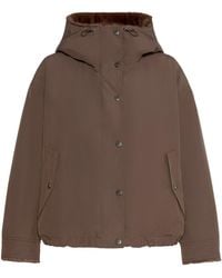 Weekend by Maxmara - Faux-Fur-Lined Reversible Raincoat - Lyst