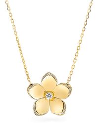 Graff - And Diamond Wild Flower Pendant Necklace - Lyst