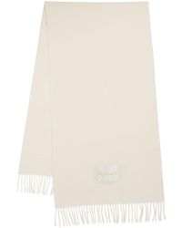 Moncler - Wool Brushed Scarf - Lyst