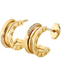 BVLGARI - And Diamond B.Zero1 Earrings - Lyst