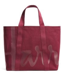 Harrods - Large Cotton Logo Tote Bag - Lyst