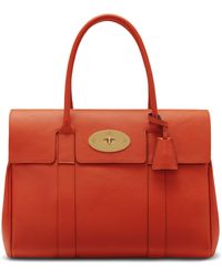 Mulberry - Small Leather Bayswater Top-Handle Bag - Lyst
