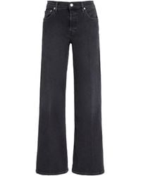 RE/DONE - Laurel Mid-Rise Wide-Leg Jeans - Lyst
